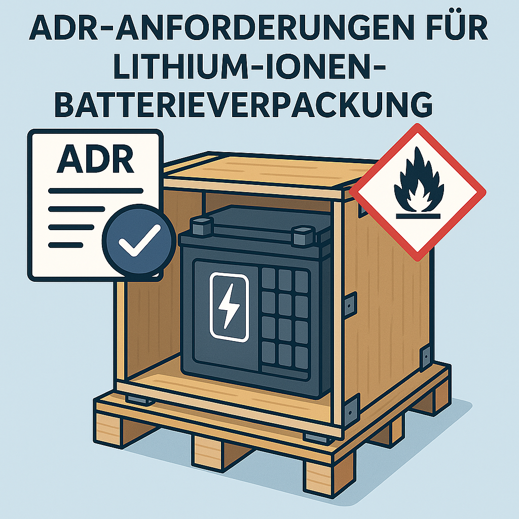 ADR-Anforderungen für die Verpackung von Lithium-Ionen-Batterien